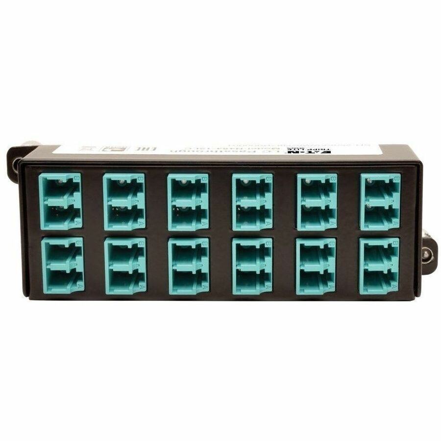 Tripp Lite by Eaton 10GbE High Density Pass-Through Cassette 12 LC Duplex Connection — N484-12LC