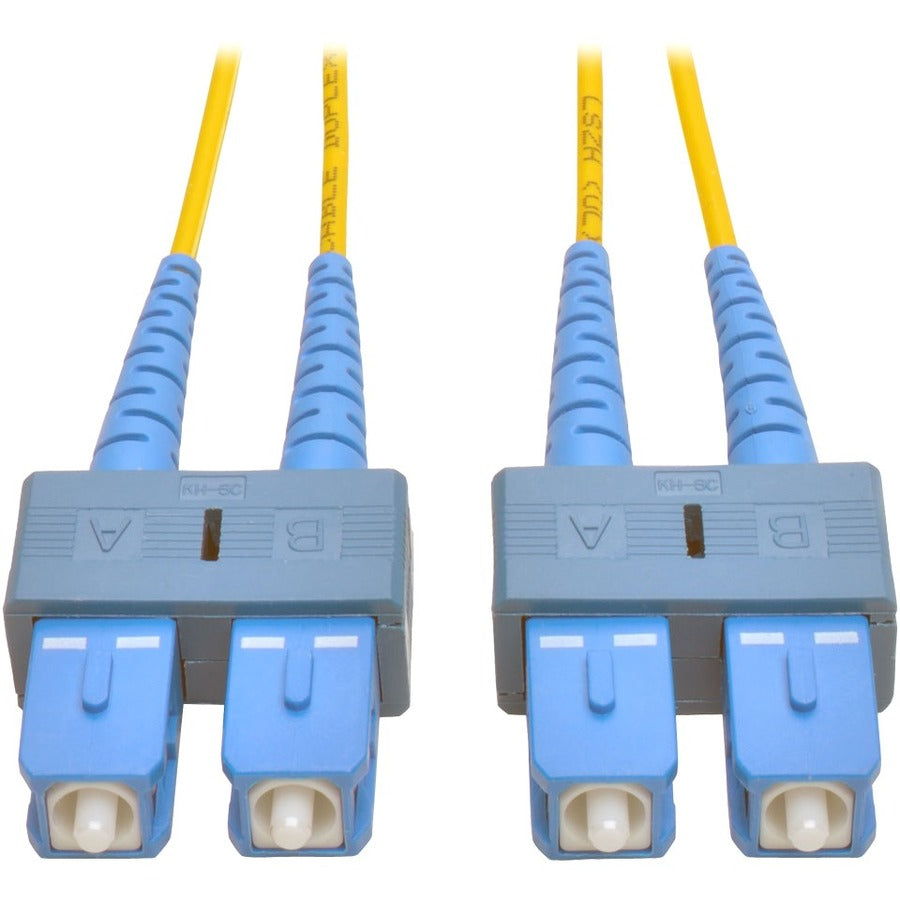 Eaton Tripp Lite Series Duplex Singlemode 9/125 Fiber Patch Cable (SC/SC), 1M (3 ft.) — N356-01M