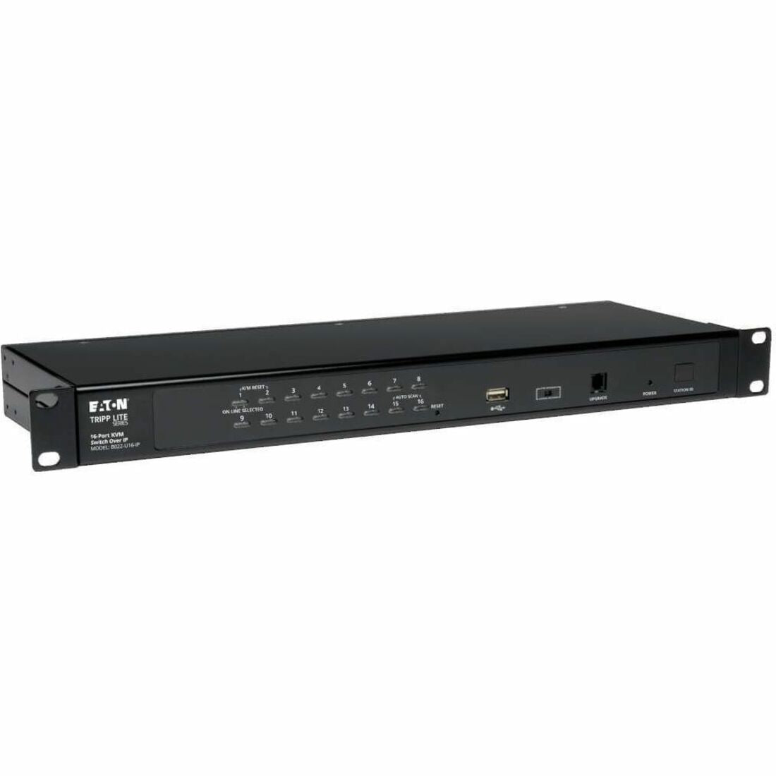 Eaton Tripp Lite Series NetDirector 16-Port 1U Rack-Mount IP KVM Switch, TAA — B022-U16-IP