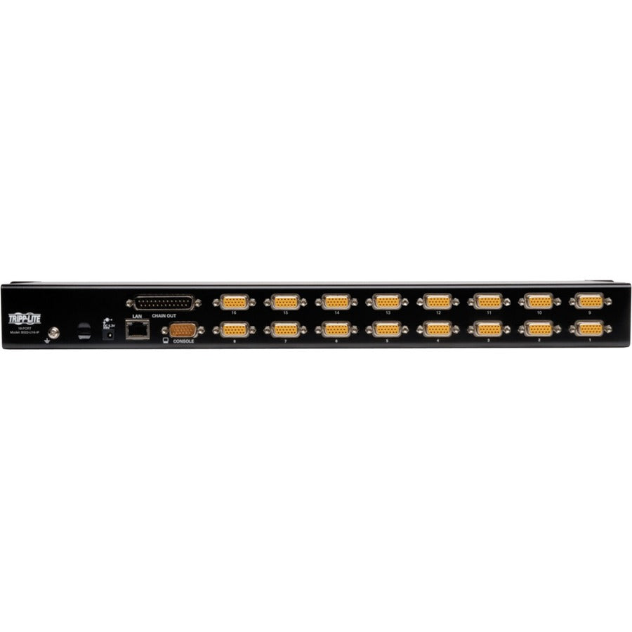 Eaton Tripp Lite Series NetDirector 16-Port 1U Rack-Mount IP KVM Switch, TAA — B022-U16-IP