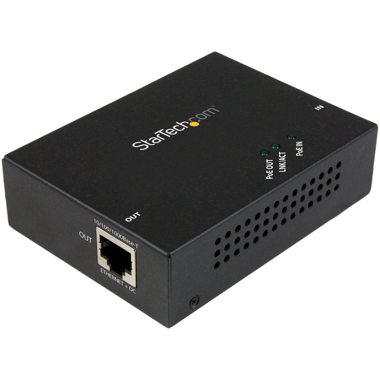 StarTech.com 1 Port Gigabit PoE+ Extender - 802.3at and 802.3af - 100 m (330 ft) - Power over Ethernet Extender - PoE Repeater Network Extender — POEEXT1GAT