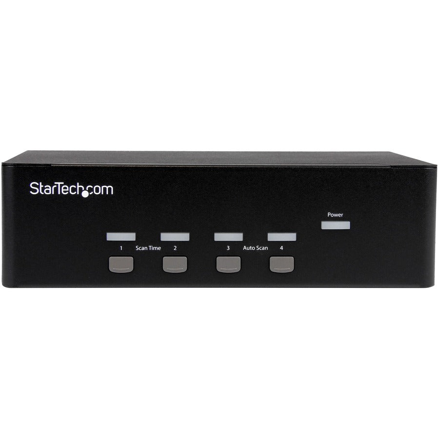 StarTech.com 4-port KVM Switch with Dual VGA and 2-port USB Hub - USB 2.0 — SV431DVGAU2A