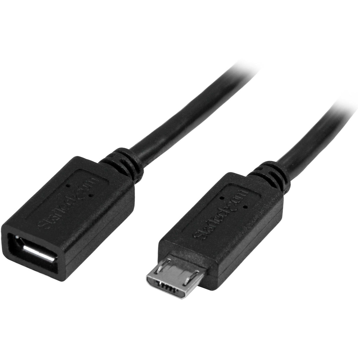StarTech.com 0.5m 20in Micro-USB Extension Cable - M/F - Micro USB Male to Micro USB Female Cable — USBUBEXT50CM