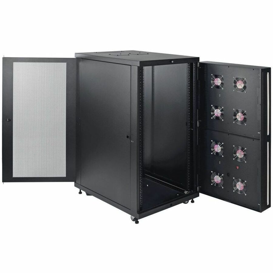 Tripp Lite by Eaton SmartRack 24U Standard-Depth Half-Height Rack Enclosure for Harsh Environments — SR24UBFFD