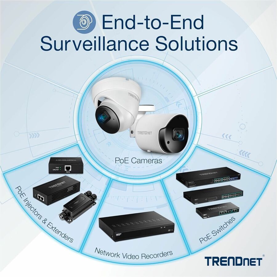 TRENDnet Hardened Industrial Gigabit PoE+ Injector, DIN-Rail, Wall Mount, IP30 Rated Housing, DIN-rail & Wall Mounts Included, TI-IG30
