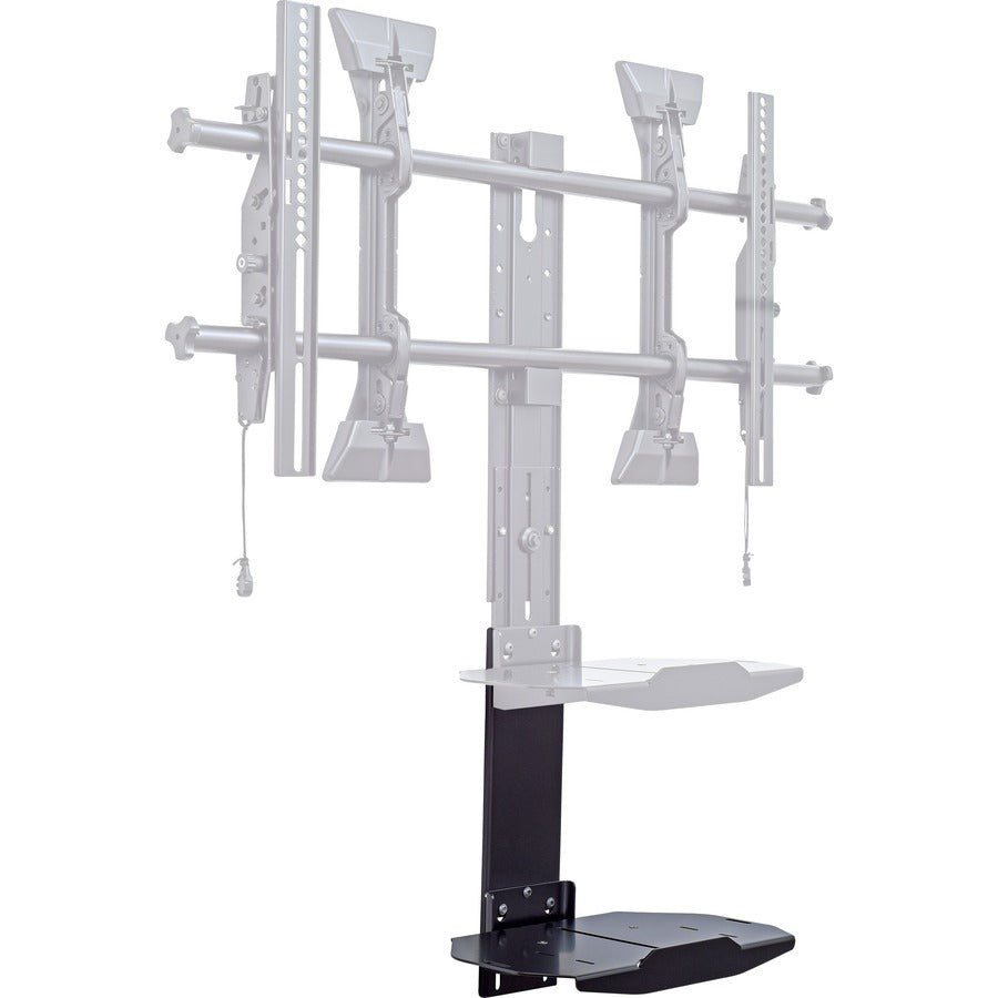 Chief Fusion Stackable Component Shelf - For Display Mounts - Black — FCA870