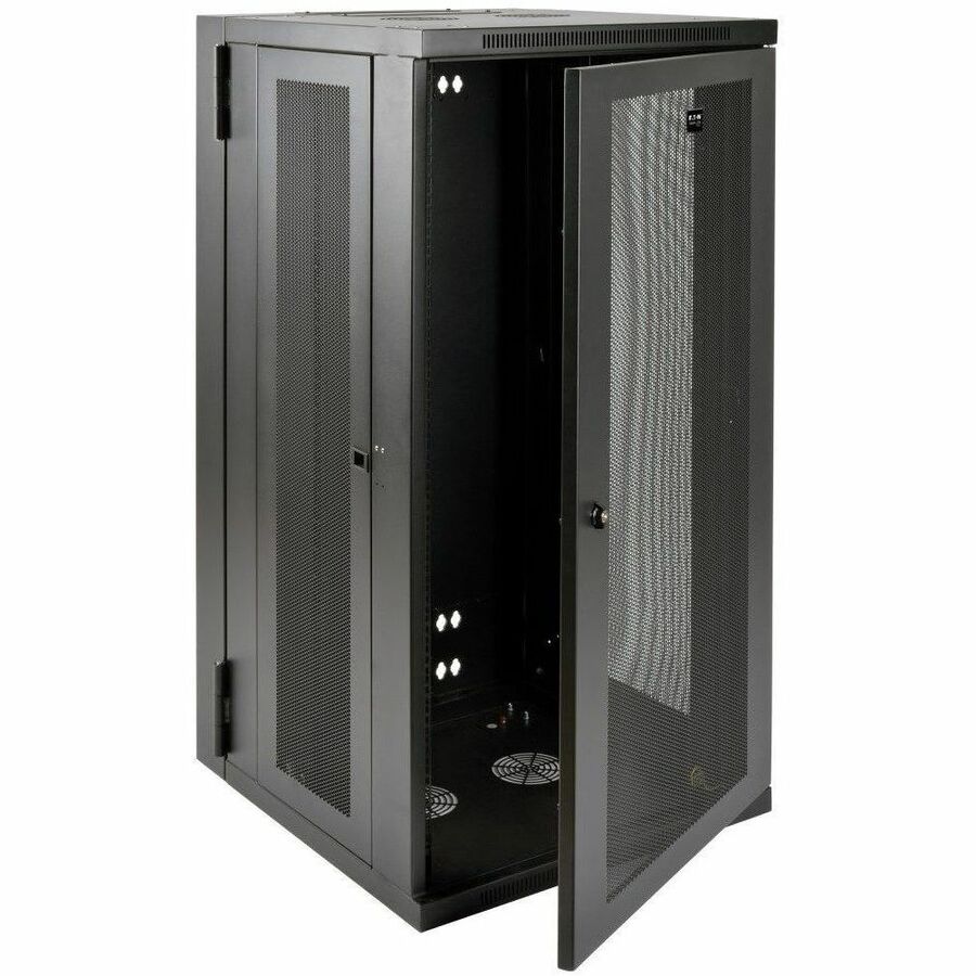 Tripp Lite by Eaton SmartRack 26U UPS-Depth Wall-Mount Half-Height Rack Enclosure, Hinged Back — SRW26USDP