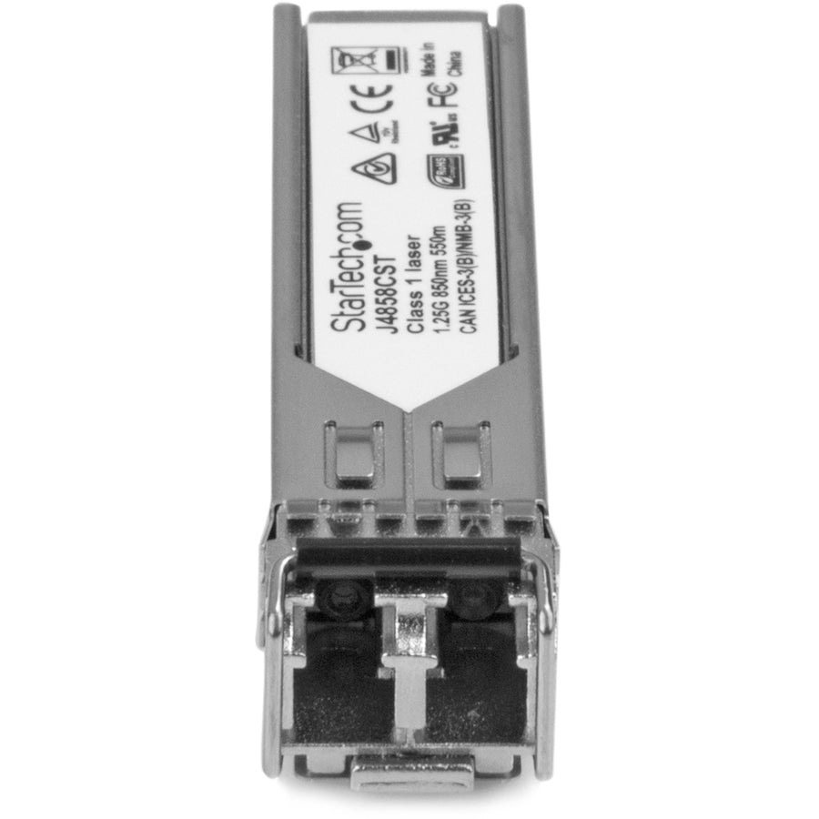 StarTech.com 10 pack HPE J4858C Compatible SFP Module - 1000BASE-SX - 1GE Gigabit Ethernet SFP 1GbE Multi Mode/MMF Fiber Transceiver 550m — J4858C10PKST