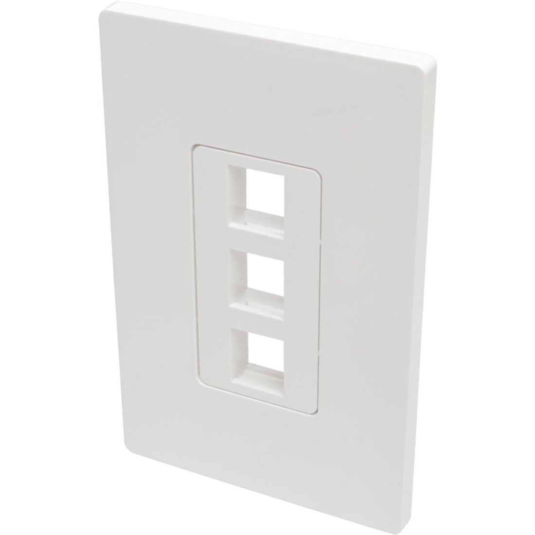 Tripp Lite by Eaton Single-Gang 3-Port Wall Plate Keystone Cat5/6 USB HDMI Dport RCA — N080-103