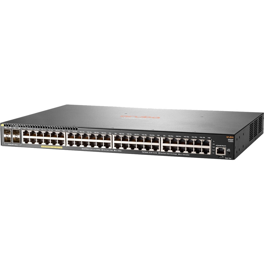 HPE Aruba 2930F 48G PoE+ 4SFP+ Switch — JL256A#ABA