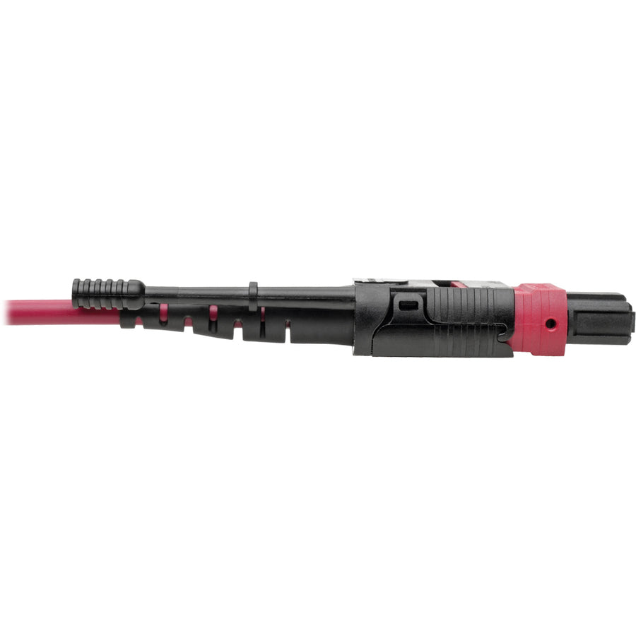 Eaton Tripp Lite Series 100G MTP/MPO Multimode OM4 Plenum-Rated Fiber Optic Cable (F/F), 12 Fiber, 40/100GBASE-SR4, Push/Pull Tabs, Magenta, 3 m — N845-03M-12-MG