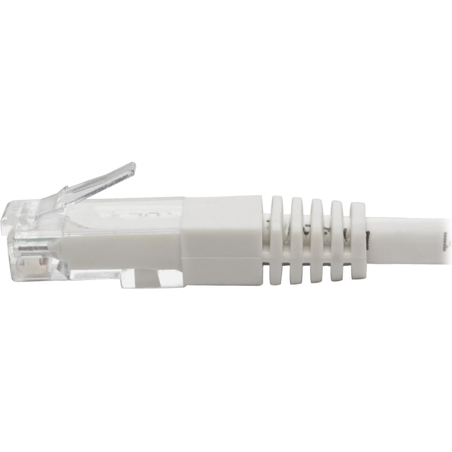 Eaton Tripp Lite Series Cat6 Gigabit Molded (UTP) Ethernet Cable (RJ45 M/M), PoE, White, 2 ft. (0.61 m) — N200-002-WH