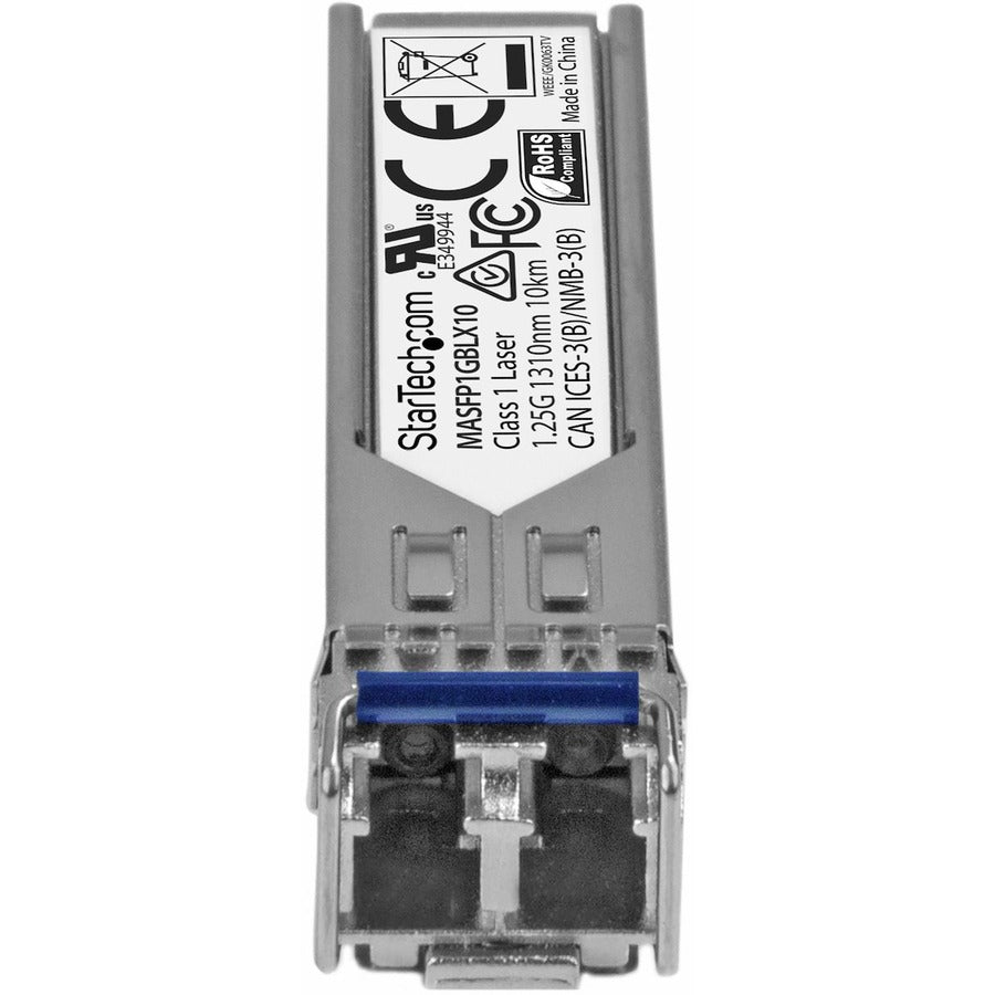 StarTech.com Cisco Meraki MA-SFP-1 GB-LX10 Comp. SFP Module - 1000BASE-LX - 1GbE Gigabit Ethernet SFP Single Mode Fiber SMF Optic Transceiver — MASFP1GBLX10