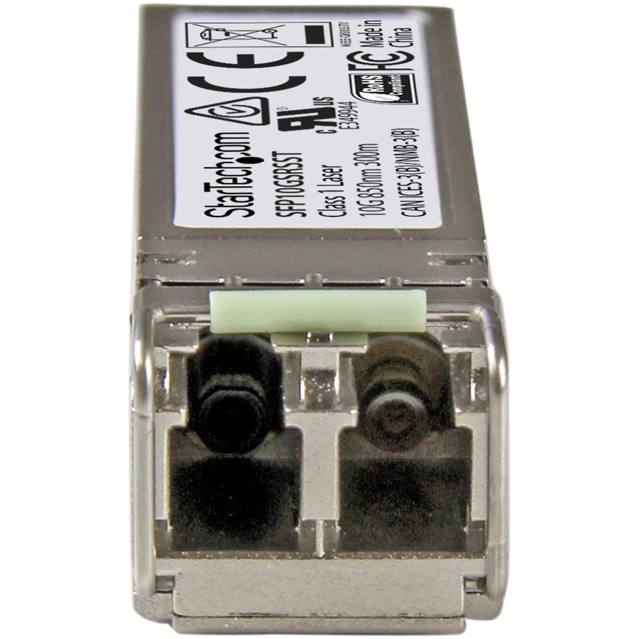 StarTech.com Cisco SFP-10G-SR-S Comp. SFP+ Module - 10GBASE-SR - 10GE Gigabit Ethernet SFP+ 10GbE Multimode Fiber MMF Optic Transceiver — SFP10GSRSST