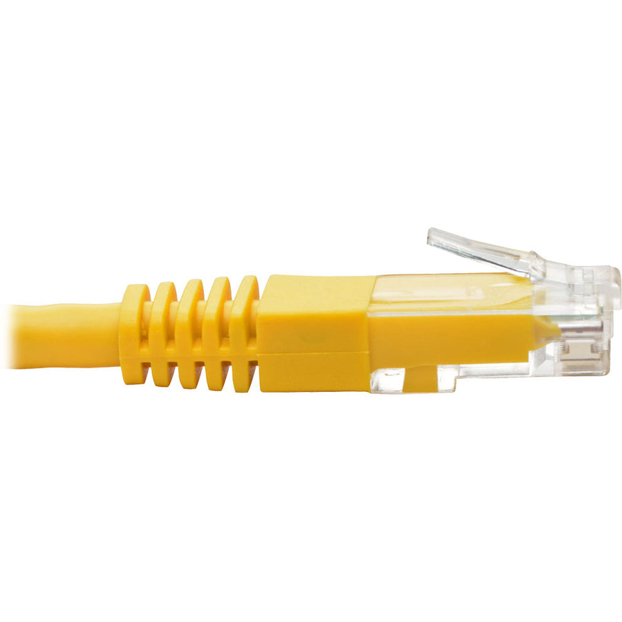 Eaton Tripp Lite Series Cat6 Gigabit Molded (UTP) Ethernet Cable (RJ45 M/M), PoE, Yellow, 5 ft. (1.52 m) — N200-005-YW
