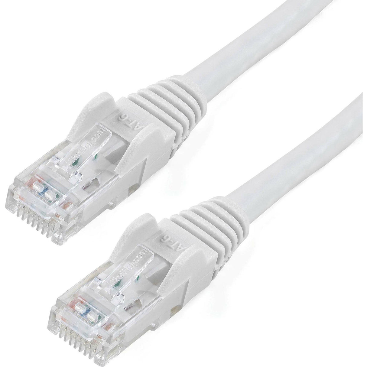 StarTech.com 6in CAT6 Ethernet Cable - White Snagless Gigabit - 100W PoE UTP 650MHz Category 6 Patch Cord UL Certified Wiring/TIA — N6PATCH6INWH