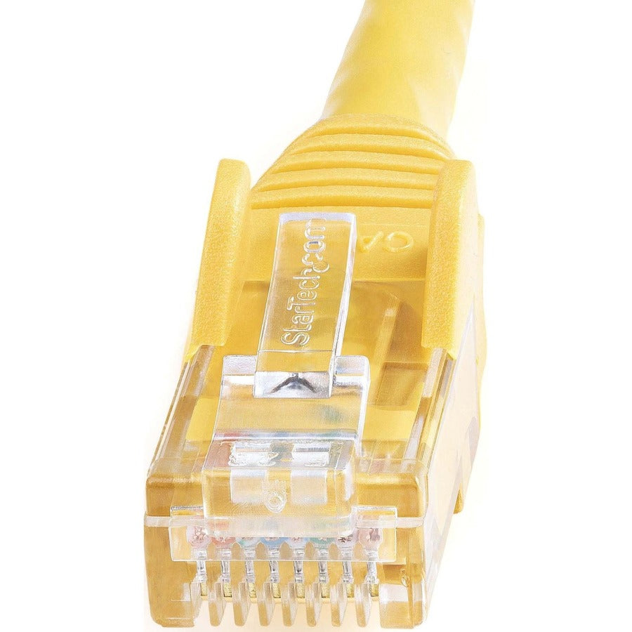 StarTech.com 6ft CAT6 Ethernet Cable - Yellow Snagless Gigabit - 100W PoE UTP 650MHz Category 6 Patch Cord UL Certified Wiring/TIA — N6PATCH6YL