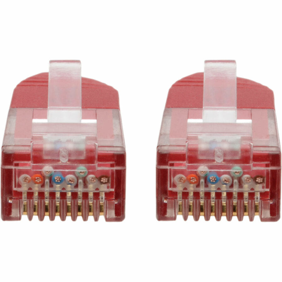 Eaton Tripp Lite Series Cat6 Gigabit Molded (UTP) Ethernet Cable (RJ45 M/M), PoE, Red, 3 ft. (0.91 m) — N200-003-RD