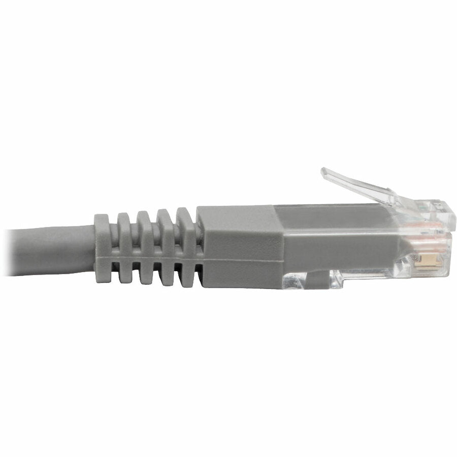 Eaton Tripp Lite Series Cat6 Gigabit Molded (UTP) Ethernet Cable (RJ45 M/M), PoE, Gray, 10 ft. (3.05 m) — N200-010-GY