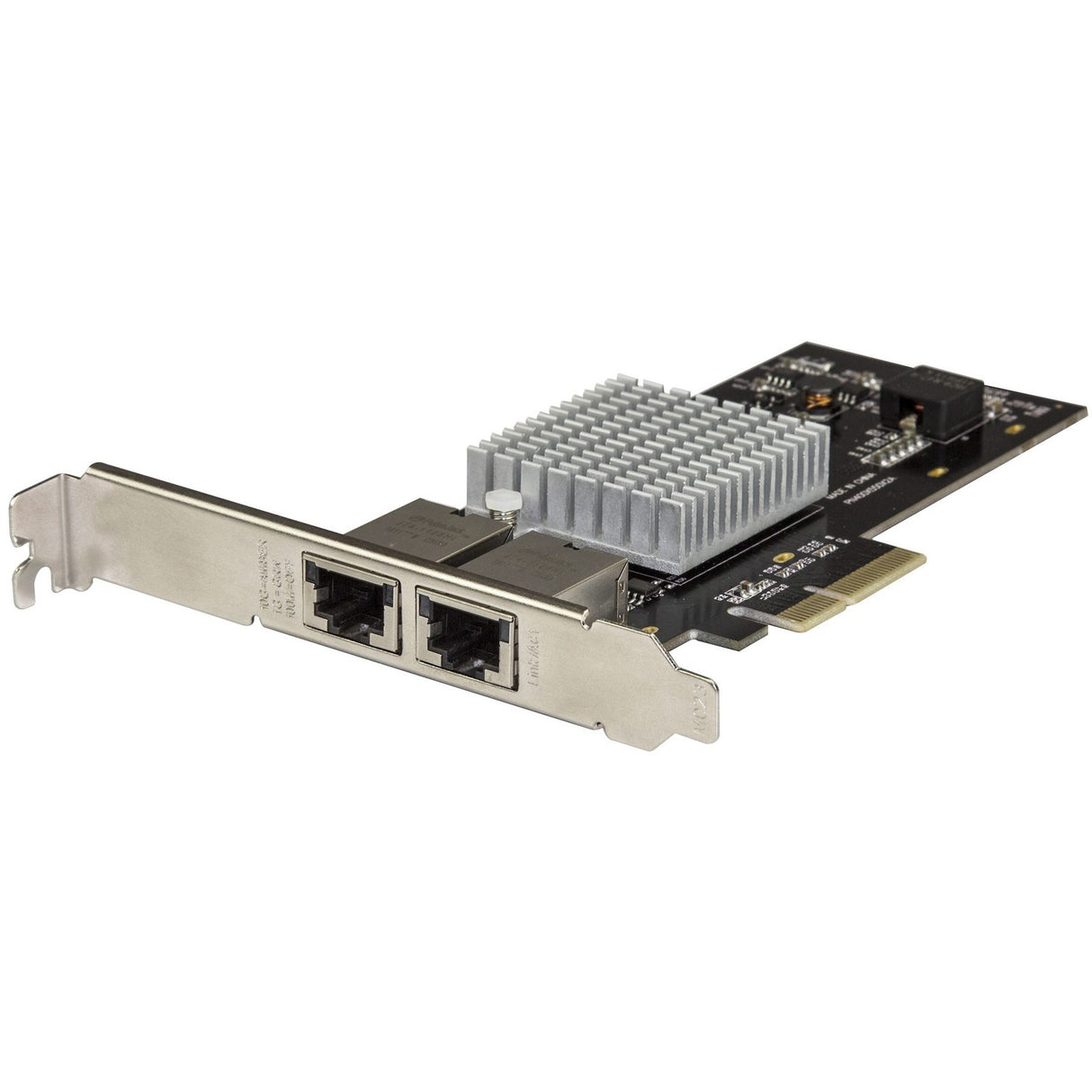 StarTech.com Dual Port 10G PCIe Network Adapter Card - Intel-X550AT 10GBASE-T PCI Express 10GbE Multi Gigabit Ethernet 5 Speed NIC 2port — ST10GPEXNDPI