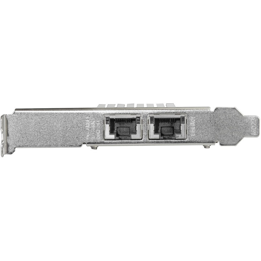 StarTech.com Dual Port 10G PCIe Network Adapter Card - Intel-X550AT 10GBASE-T PCI Express 10GbE Multi Gigabit Ethernet 5 Speed NIC 2port — ST10GPEXNDPI