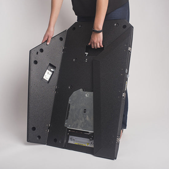 Chief Portable Flat Panel Stand - Height Adjustments of 45-72" - Black — PRSU
