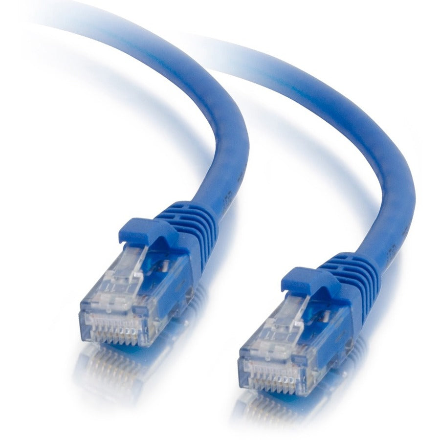 C2G 1ft Cat5e Ethernet Cable - Snagless Unshielded (UTP) - Blue — 23828