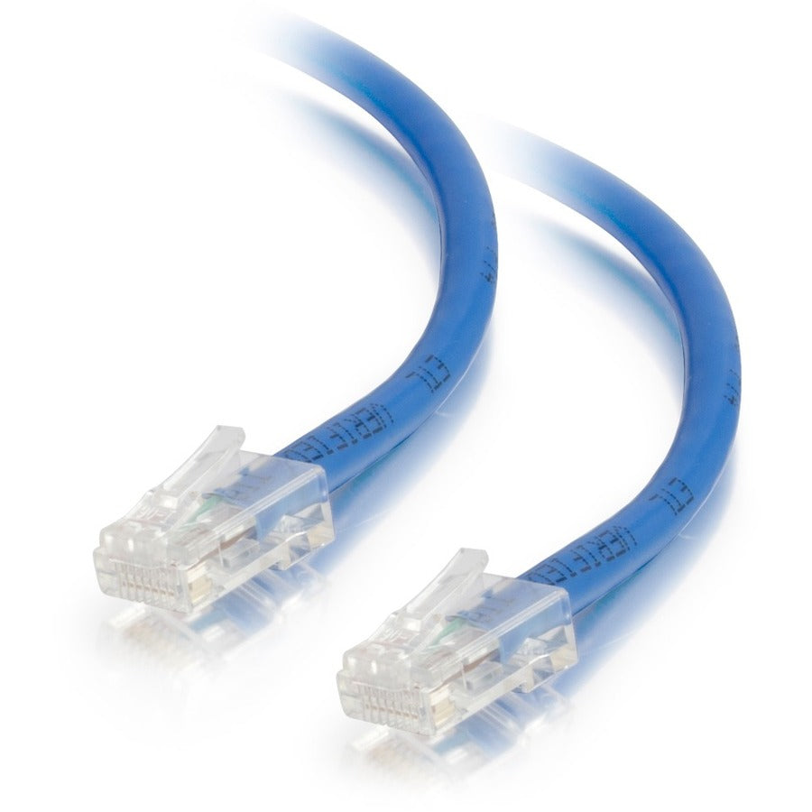 C2G 1ft Cat5e Non-Booted Unshielded Network Patch Ethernet Cable - Blue — 25462