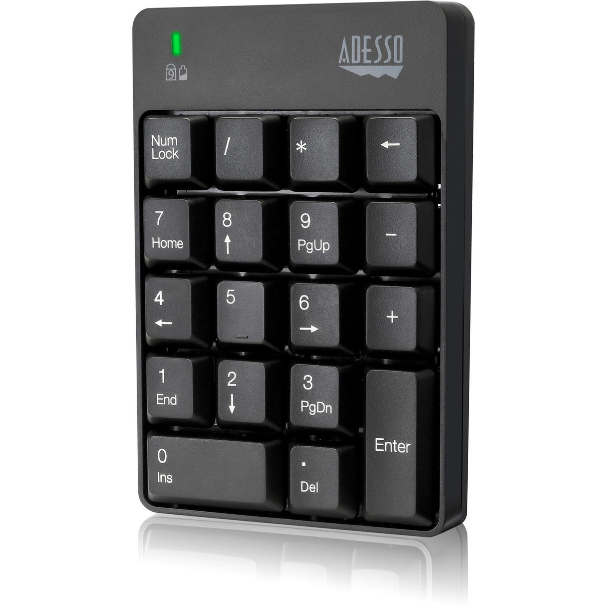 Adesso Wireless Spill Resistant 18-Key Numeric Keypad — WKB-6010UB