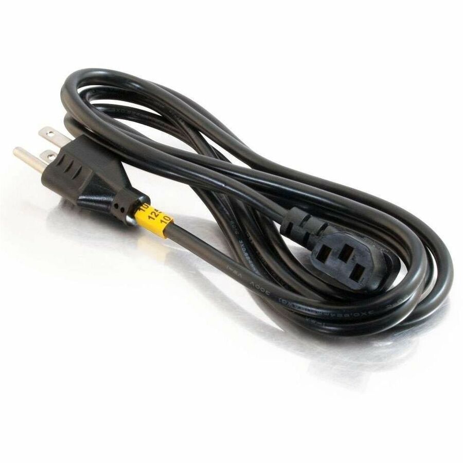C2G 6ft Universal Power Cord - Right Angle Power Cord - 18 AWG - NEMA 5-15P to IEC320C13R - TAA Compliant — 03152
