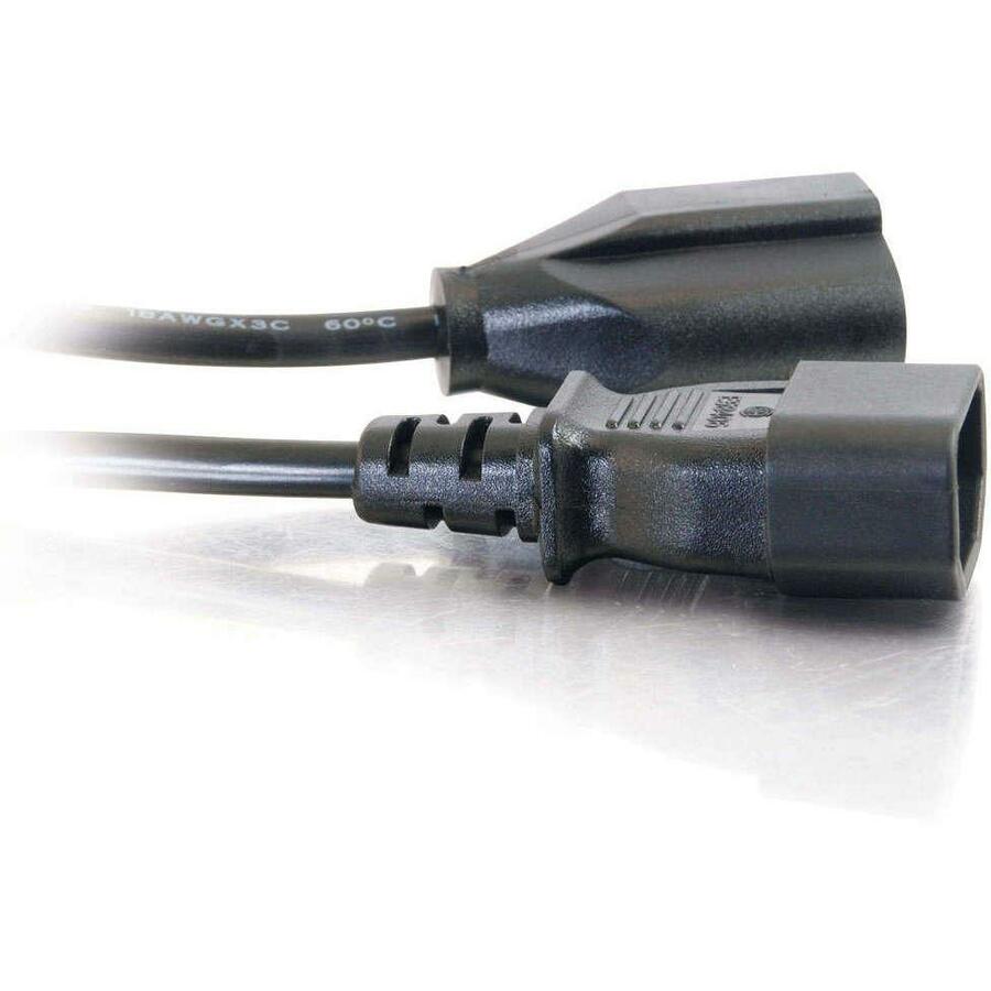 C2G 3ft 18 AWG Monitor Power Adapter Cord (IEC320C14 to NEMA 5-15R) — 03132