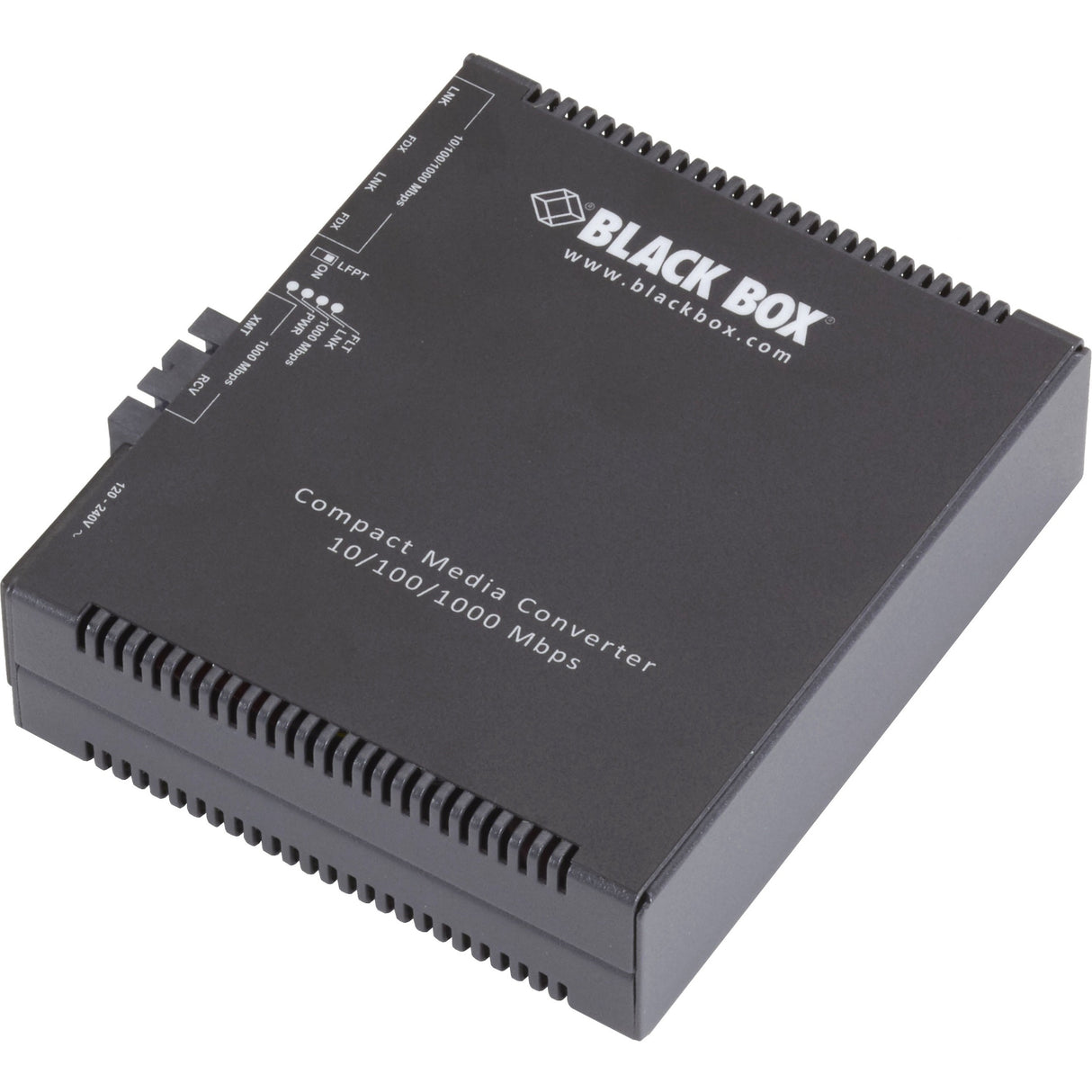 Black Box Gb ETH MED CONV 2-10/100/1000 COP 100/1000 MM FBR 850nm 0.5km SC — LGC5151A