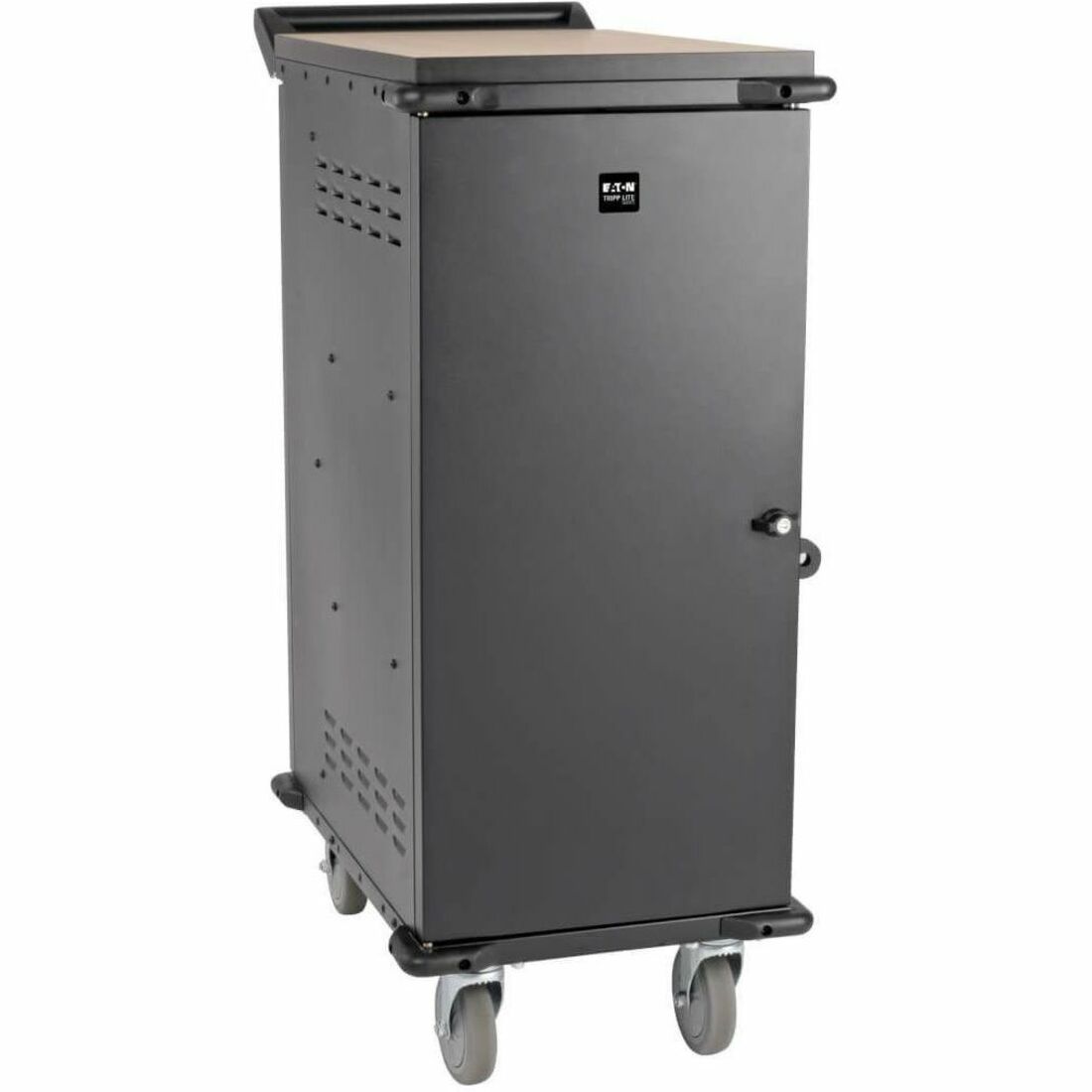 Tripp Lite by Eaton 27-Device AC Charging Cart for Laptops and Chromebooks - 120V, NEMA 5-15P, 10 ft. (3.05 m) Cord, Black — CSC27AC