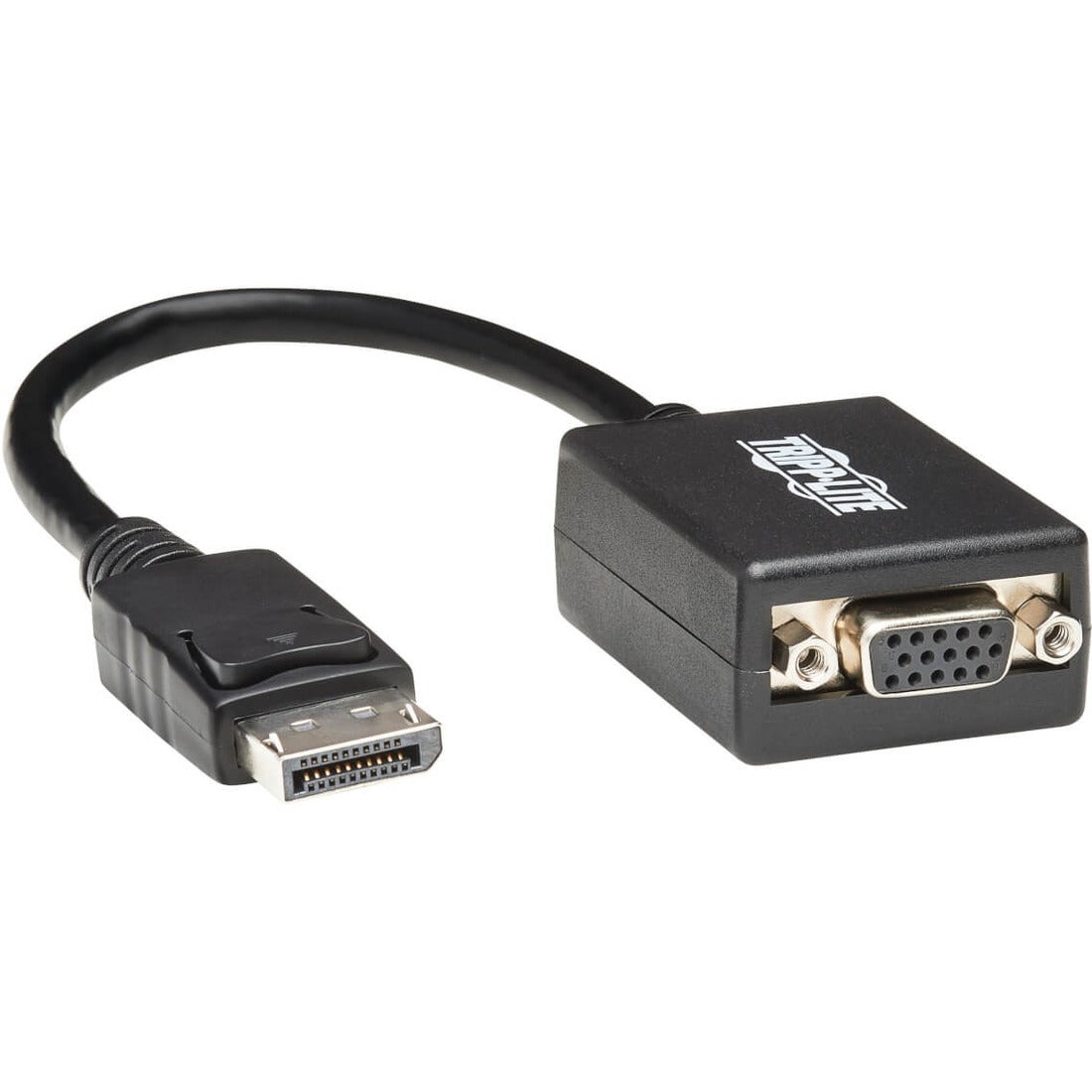 Eaton Tripp Lite Series DisplayPort to VGA Active Adapter Video Converter (M/F), 6-in. (15.24 cm), 50 Pack — P134-06N-VGA-BP