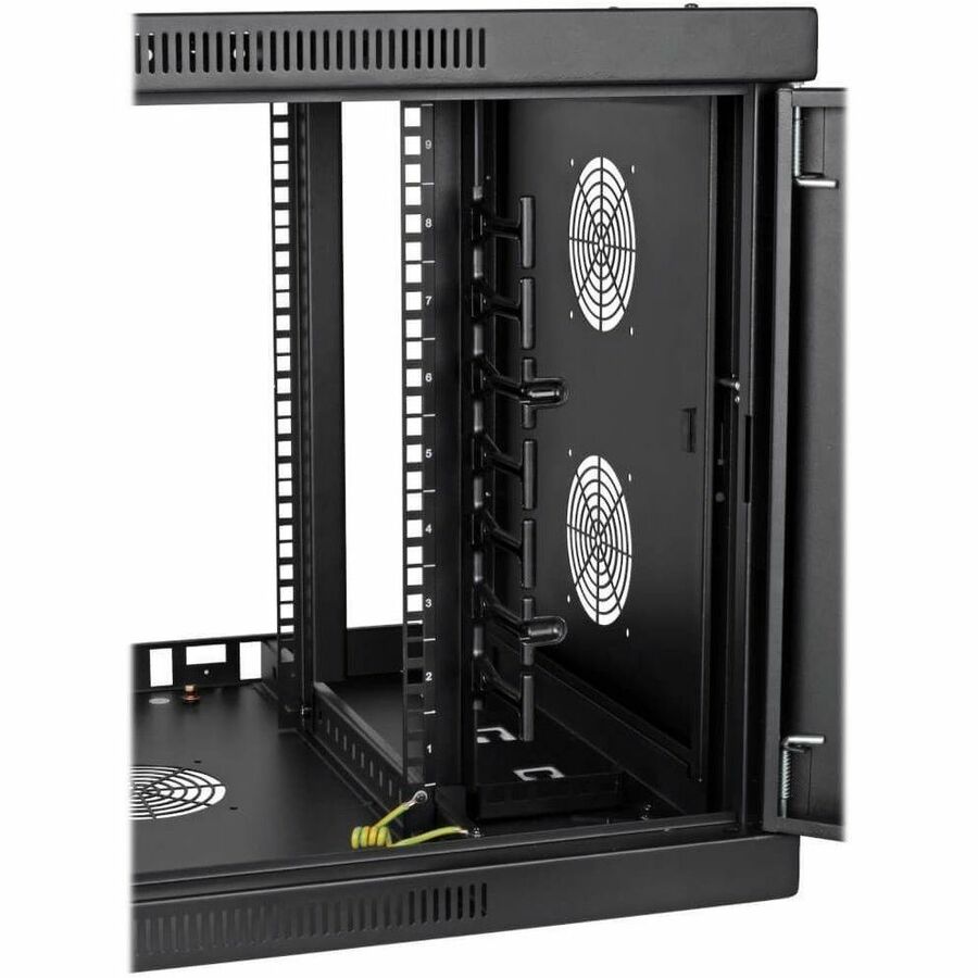Tripp Lite SmartRack 9U Low-Profile Switch-Depth-Plus Wall-Mount Mini Rack Enclosure Wide — SRW9UDPVRT