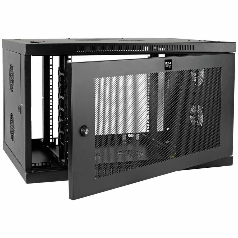 Tripp Lite SmartRack 9U Low-Profile Switch-Depth-Plus Wall-Mount Mini Rack Enclosure Wide — SRW9UDPVRT