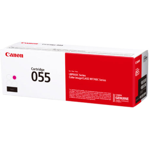 Canon 055 Original Laser Toner Cartridge - Magenta - 1 Pack — 3014C001