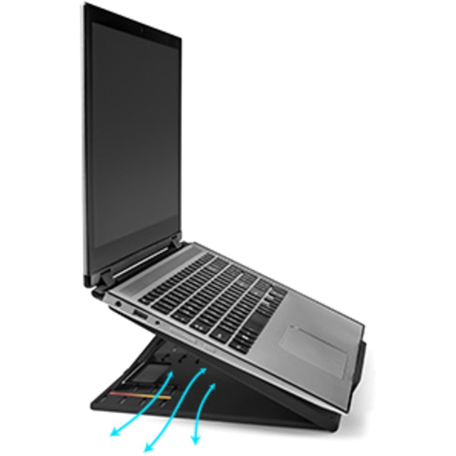 Kensington SmartFit Easy Riser Go Adjustable Ergonomic Riser for up to 17" Laptops - Black — K50422WW