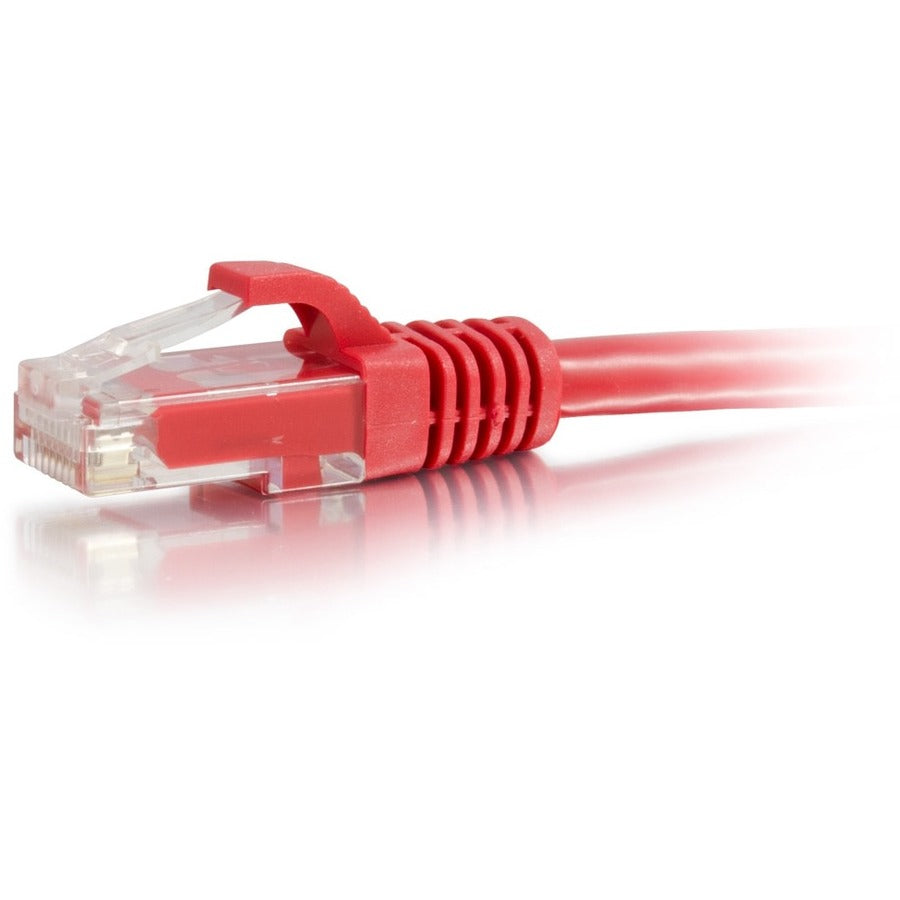 C2G 7ft Cat6a Unshielded Ethernet Cable - Cat 6a Network Patch Cable - Red — 50804