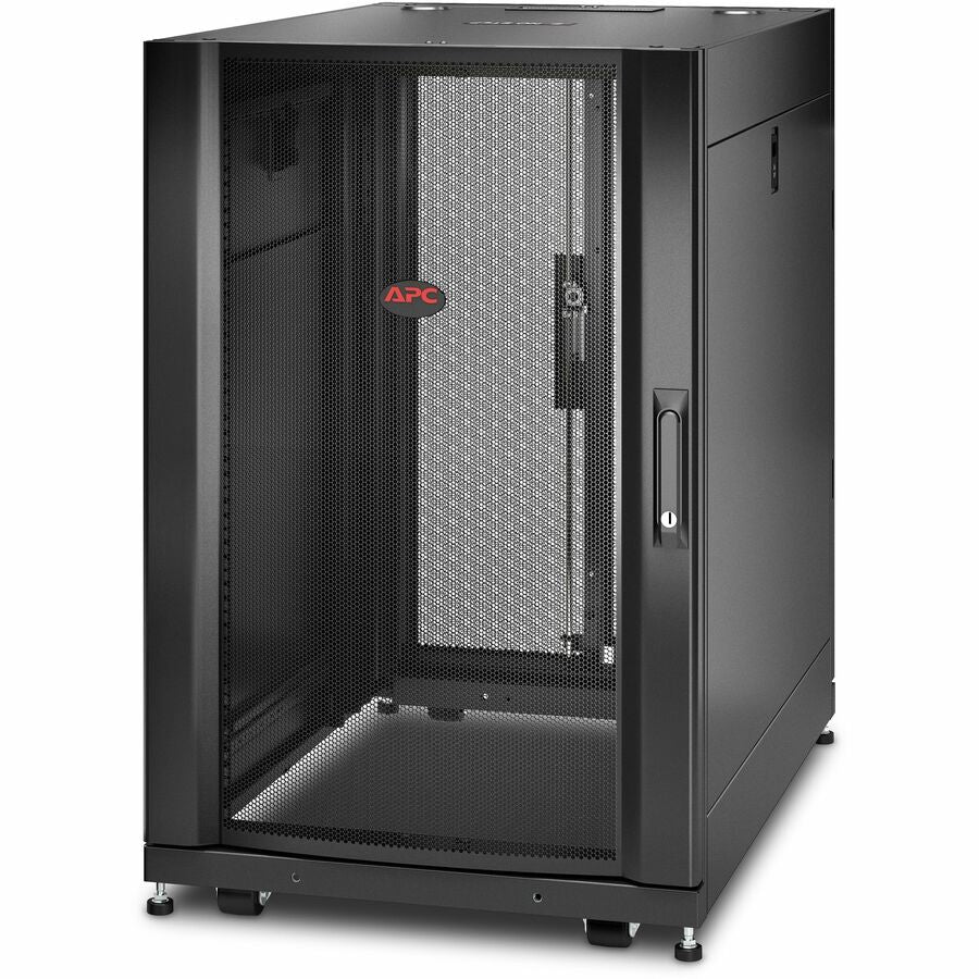 APC by Schneider Electric NetShelter SX 18U Server Rack Enclosure 600mm x 900mm w/ Sides Black — AR3006