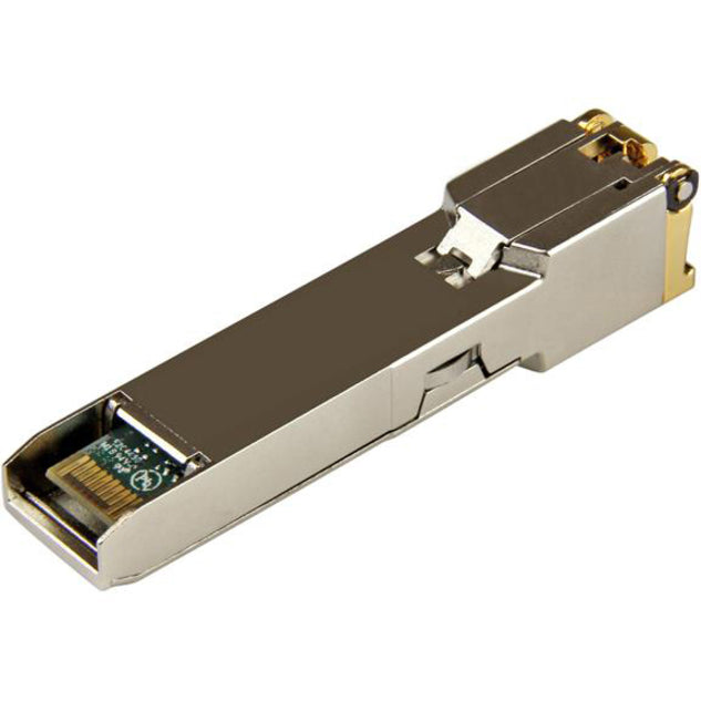 StarTech.com Extreme Networks 10050 Compatible SFP Module - 1000BASE-T - 1GE Gigabit Ethernet SFP to RJ45 Cat6/Cat5e Transceiver - 100m — 10050-ST
