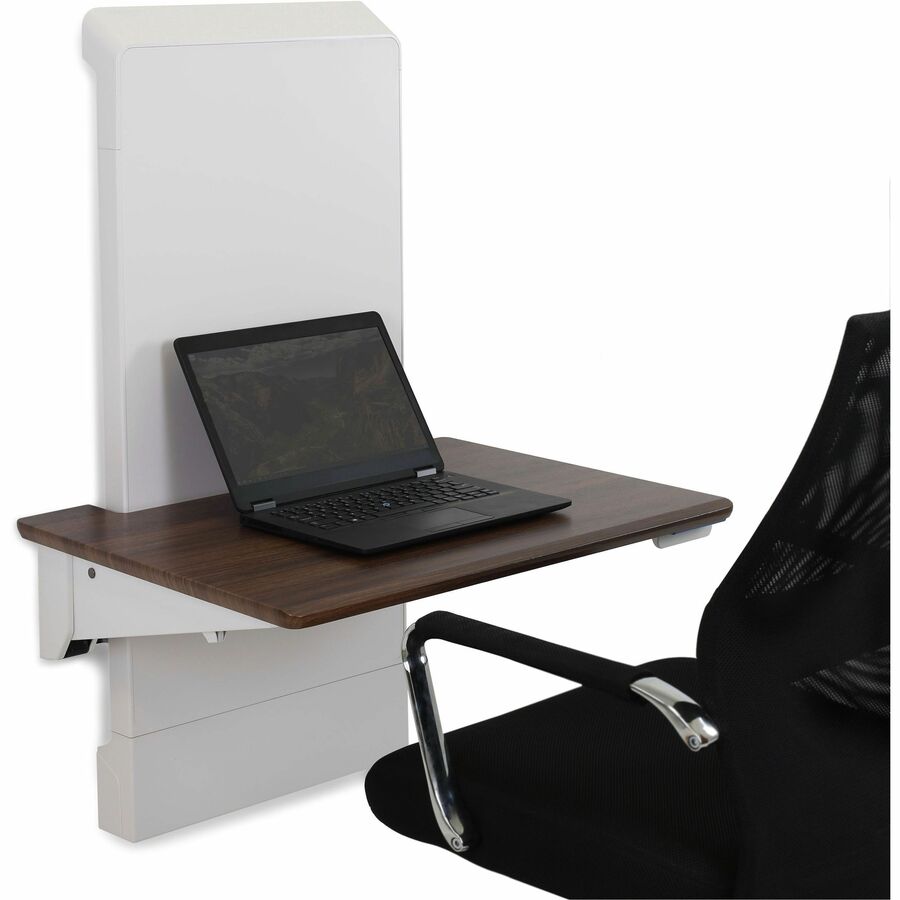 Ergotron WorkFit Elevate (walnut hills) Sit-Stand Wall Desk — 24-804-S894