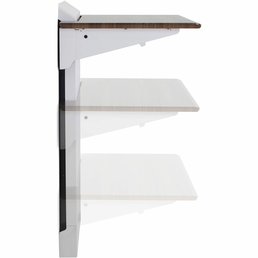 Ergotron WorkFit Elevate (walnut hills) Sit-Stand Wall Desk — 24-804-S894