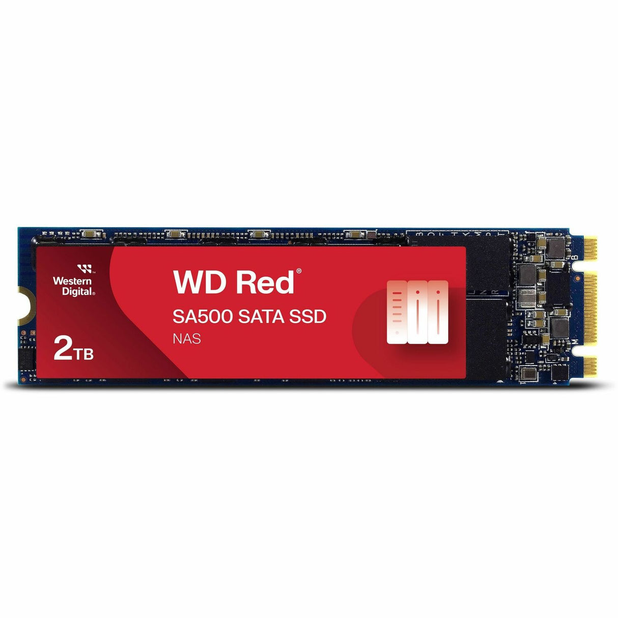 Western Digital Red WDS200T1R0B 2 TB Solid State Drive - M.2 2280 Internal - SATA (SATA/600) — WDS200T1R0B-68A4Z0