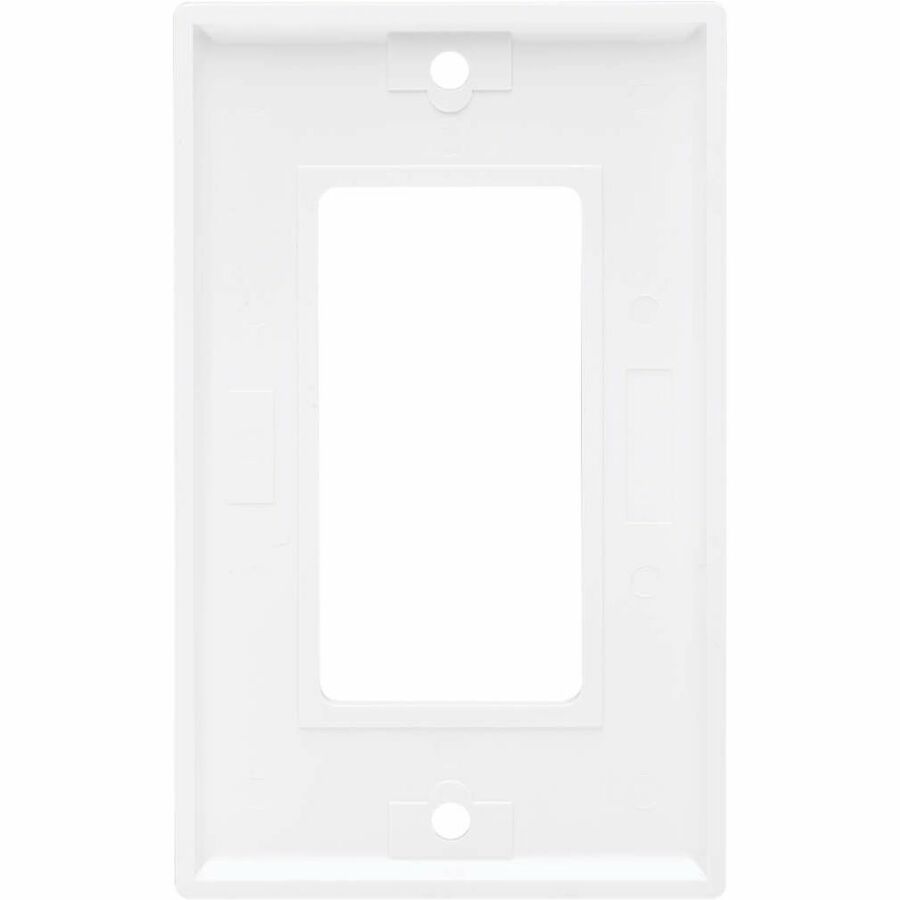Tripp Lite by Eaton Single-Gang Faceplate, Decora Style - Vertical, White — N042D-100-WH