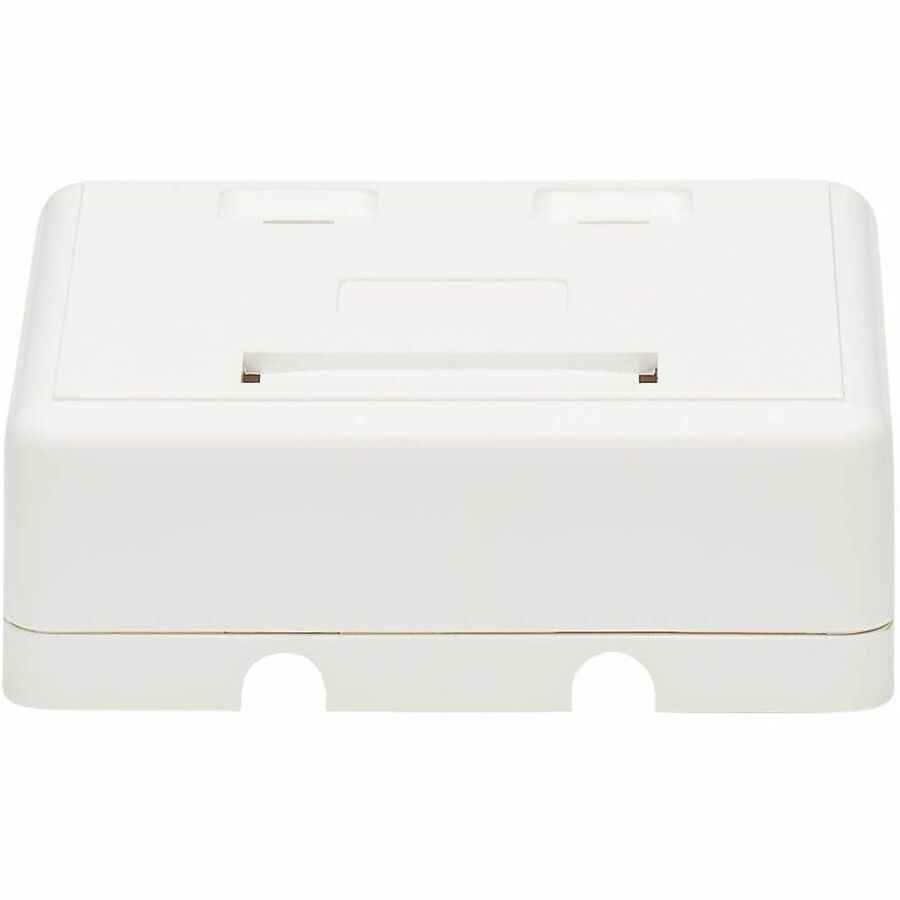Tripp Lite by Eaton Surface-Mount Box for Keystone Jack 2-Port Wall Celling White — N082-002-WH