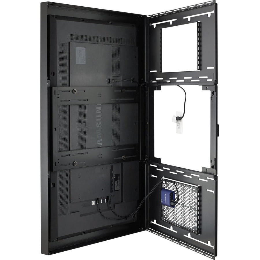 Chief Impact On-Wall Portrait Kiosk - For 65" LCD Displays - Black — LW65UBP