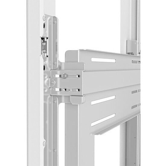 Chief Impact Floor Mounted Back-to-Back Kiosk, Portrait 55" Black — LF55UBP-B2B