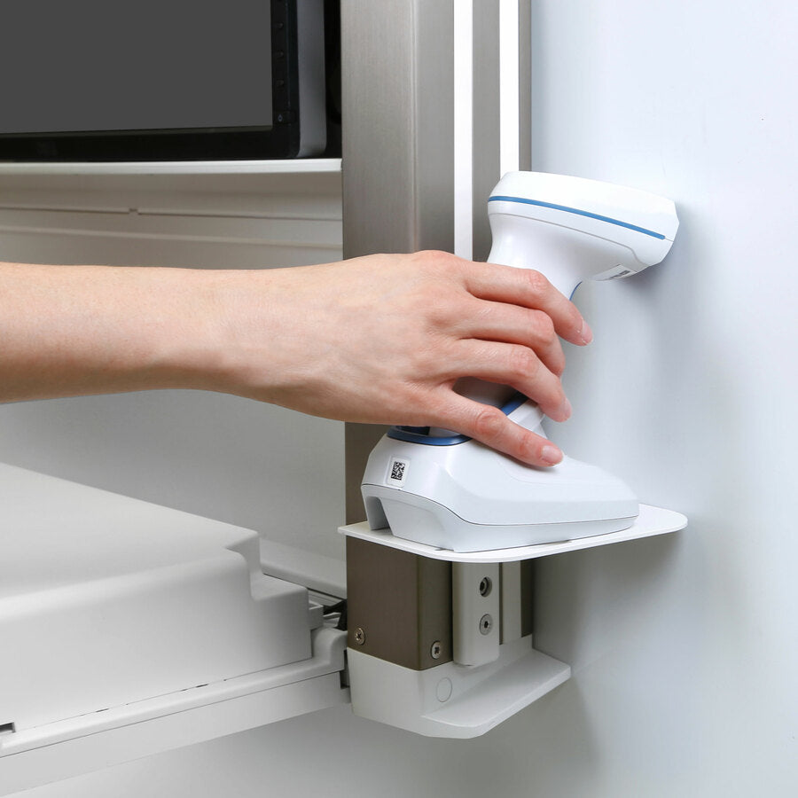 Ergotron Mounting Shelf for Scanner, Enclosure - Snow White — 98-424-030