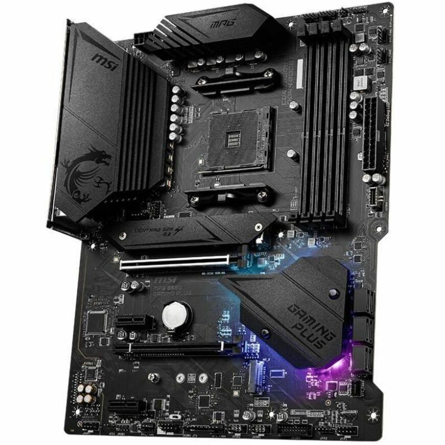 MSI MPG B550 GAMING PLUS Desktop Motherboard - AMD B550 Chipset - Socket AM4 - ATX — B550GPLUS